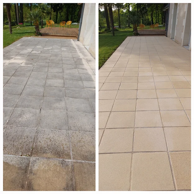 nettoyage terrasse à Larçay près de Tours en Indre-et-Loire 37